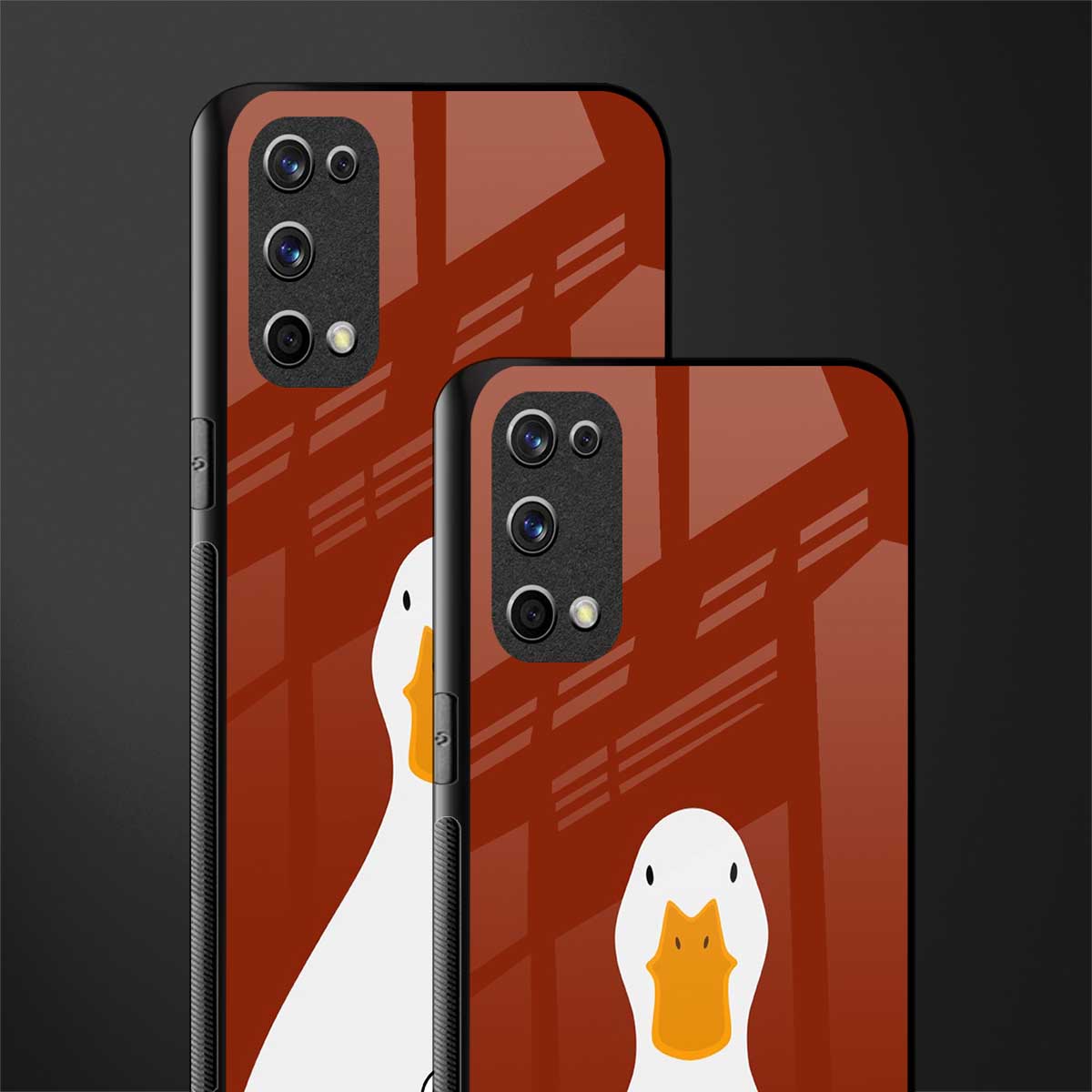 boring goose glass case for realme x7 pro image-2