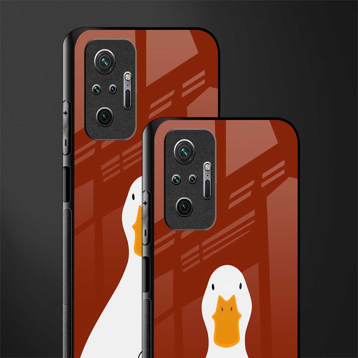 boring goose glass case for redmi note 10 pro image-2