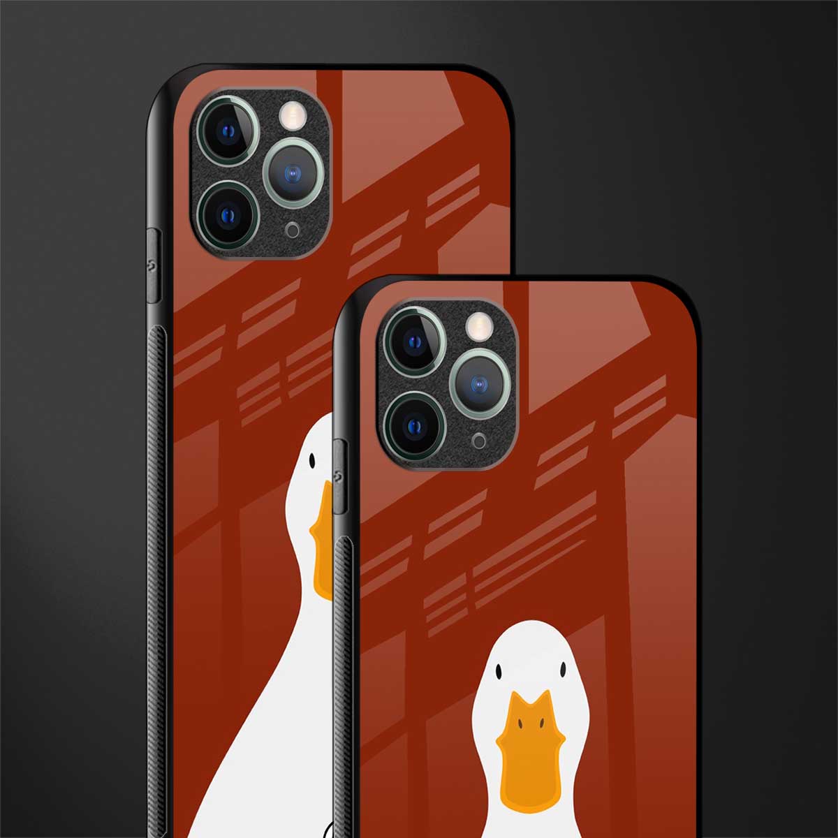 boring goose glass case for iphone 11 pro image-2