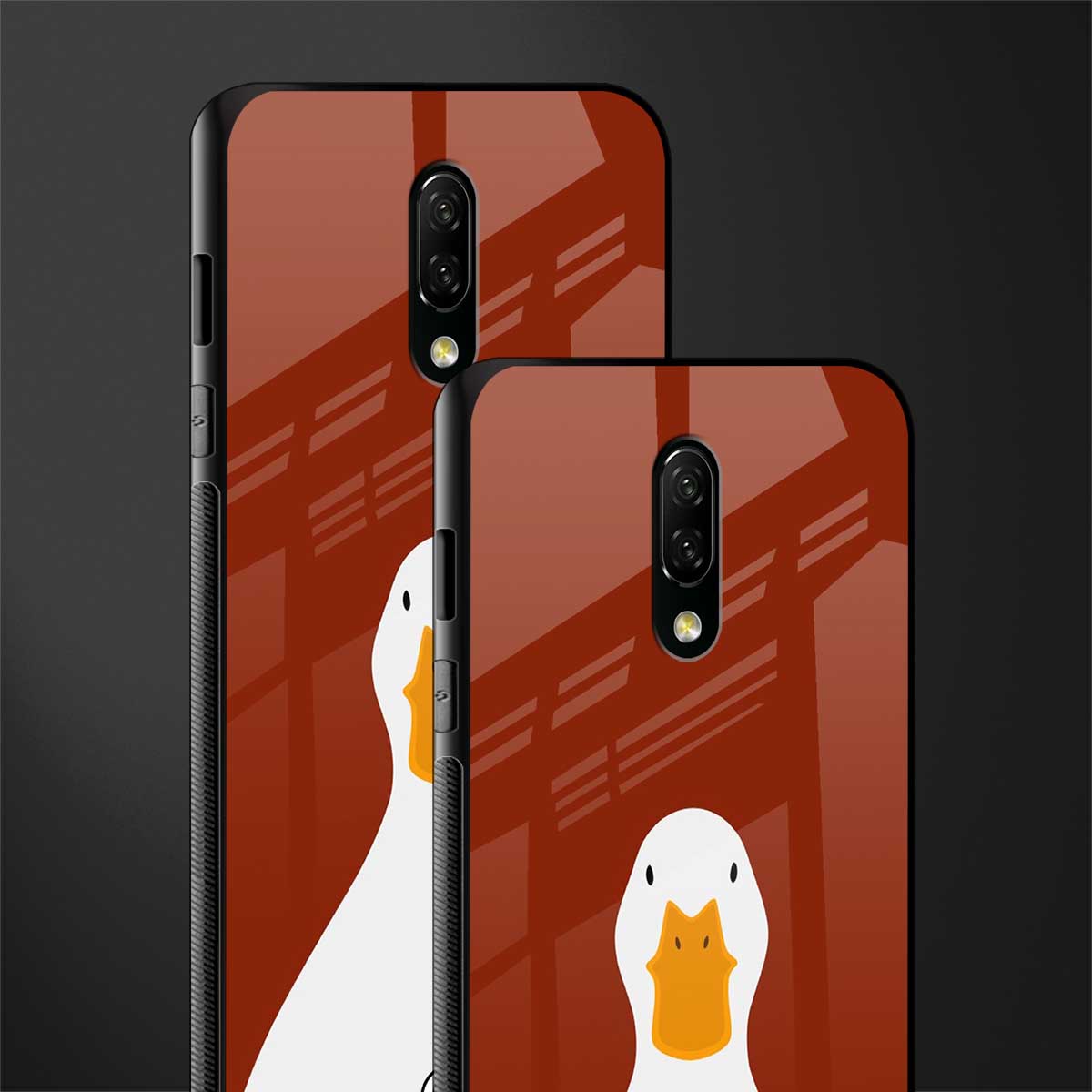boring goose glass case for oneplus 7 image-2