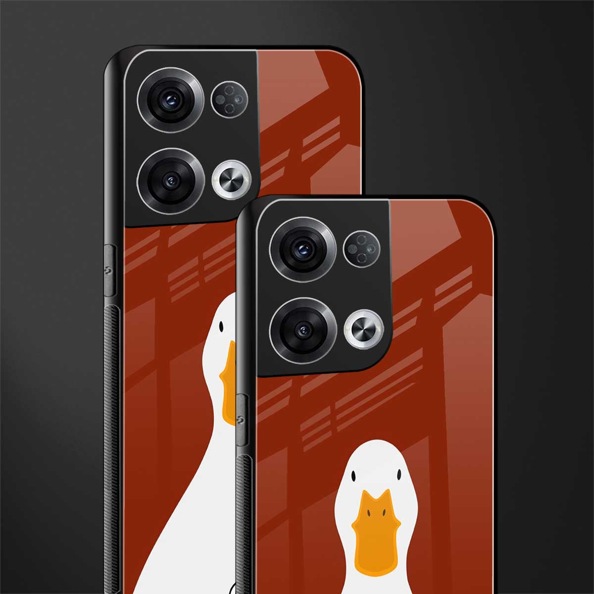 boring goose back phone cover | glass case for oppo reno 8