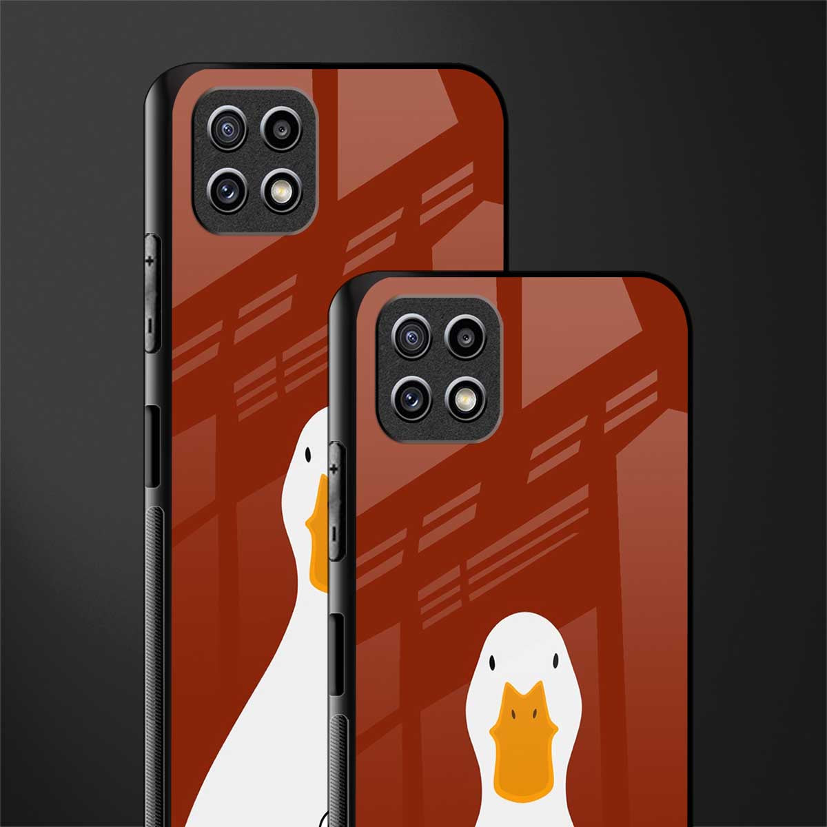 boring goose back phone cover | glass case for samsung galaxy f42
