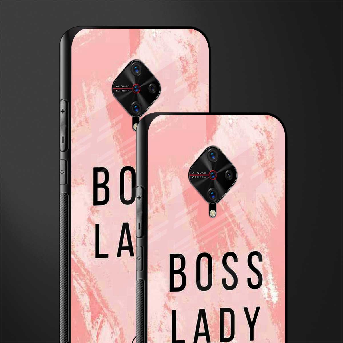 boss lady glass case for vivo s1 pro image-2