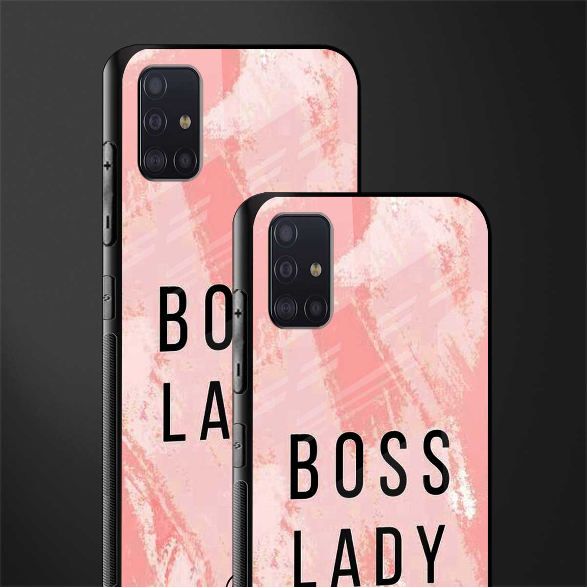 boss lady glass case for samsung galaxy a71 image-2