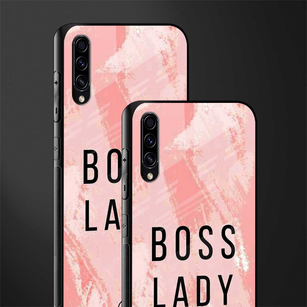 boss lady glass case for samsung galaxy a70 image-2