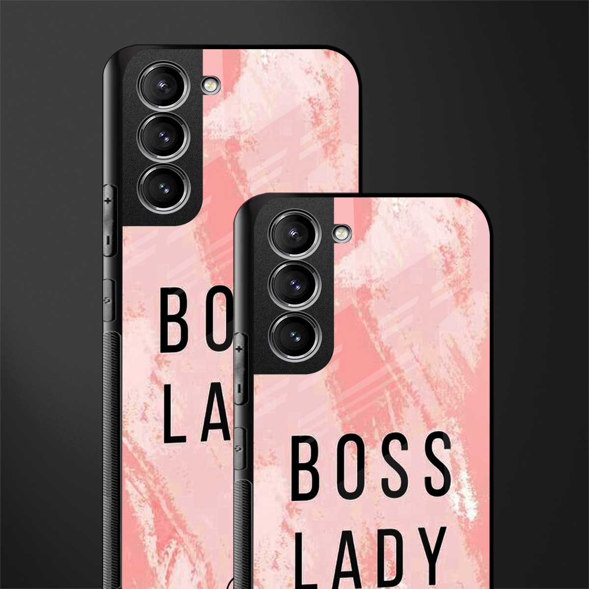 boss lady glass case for samsung galaxy s21 plus image-2