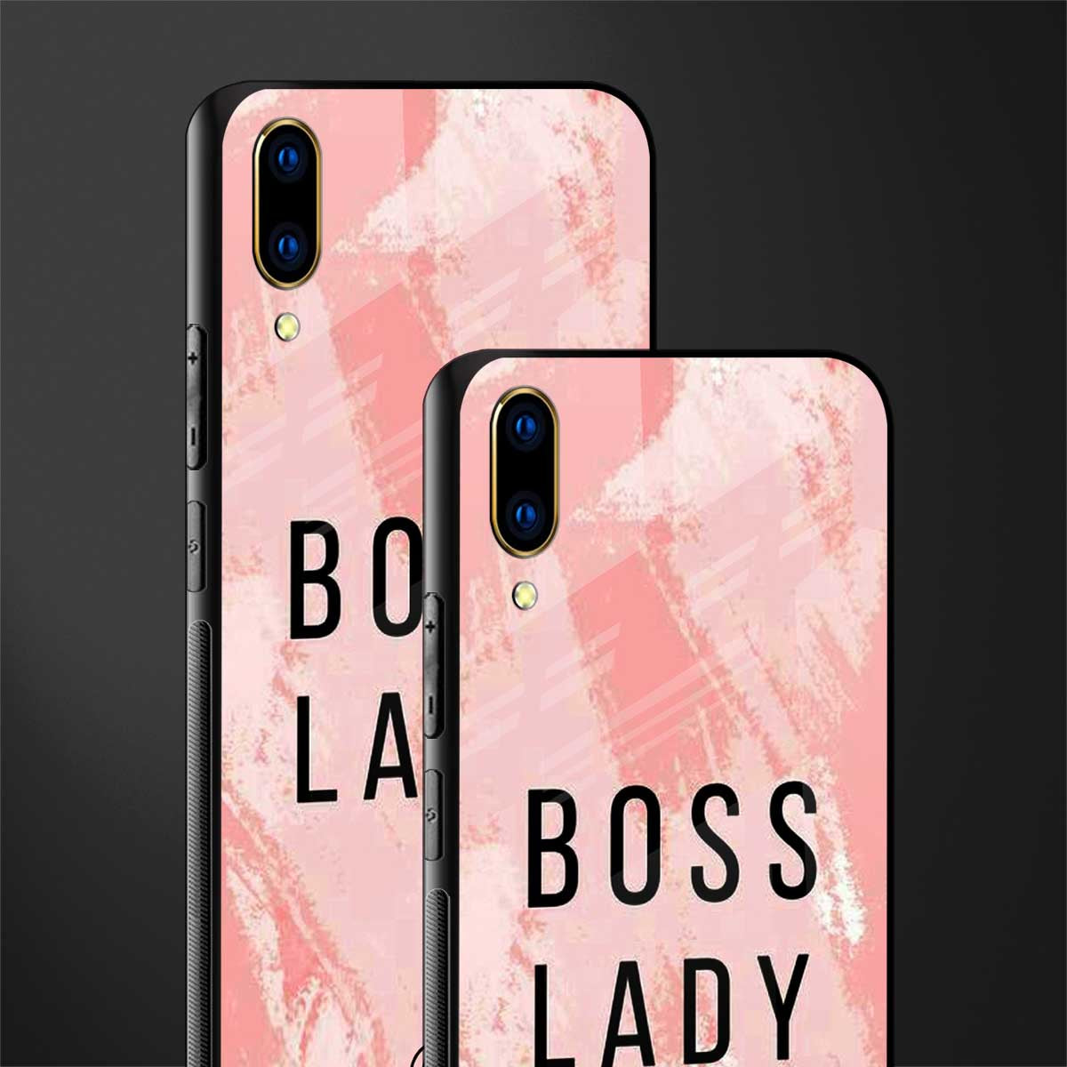 boss lady glass case for vivo v11 pro image-2