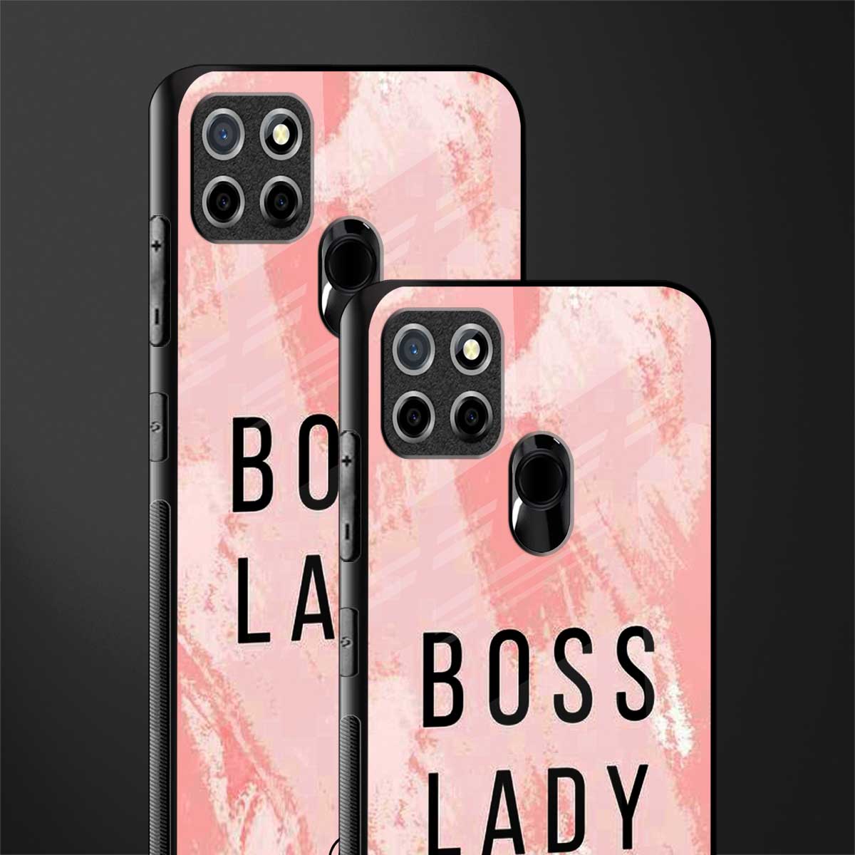 boss lady glass case for realme narzo 20 image-2