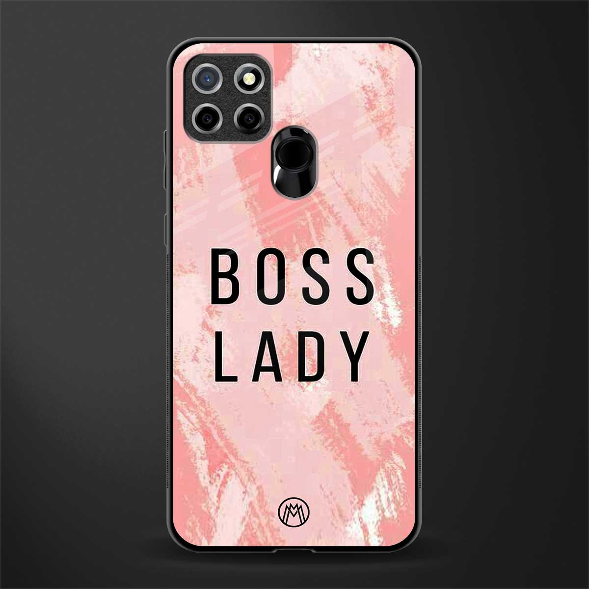boss lady glass case for realme narzo 20 image