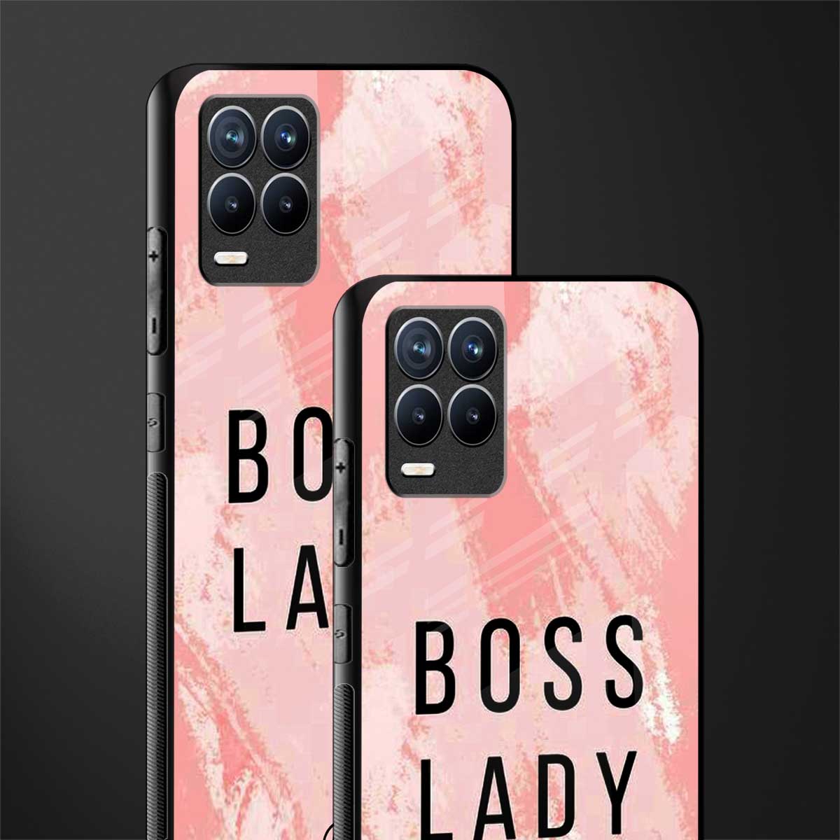 boss lady glass case for realme 8 4g image-2