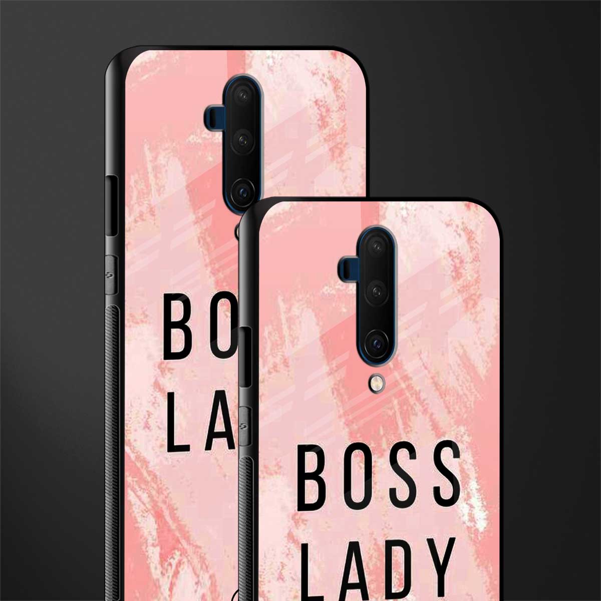 boss lady glass case for oneplus 7t pro image-2