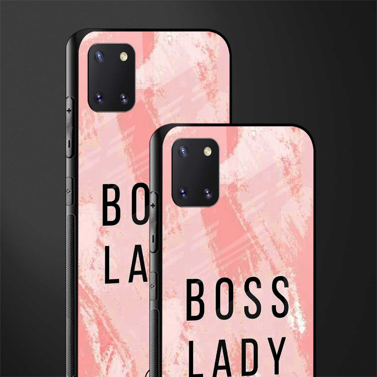 boss lady glass case for samsung a81 image-2