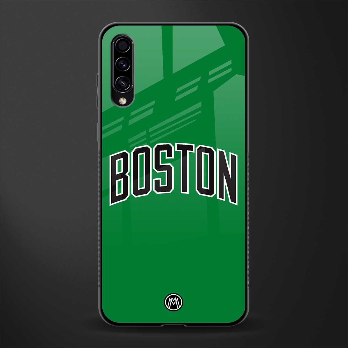 boston club glass case for samsung galaxy a70 image