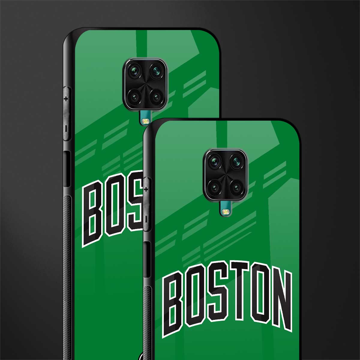 boston club glass case for redmi note 9 pro max image-2