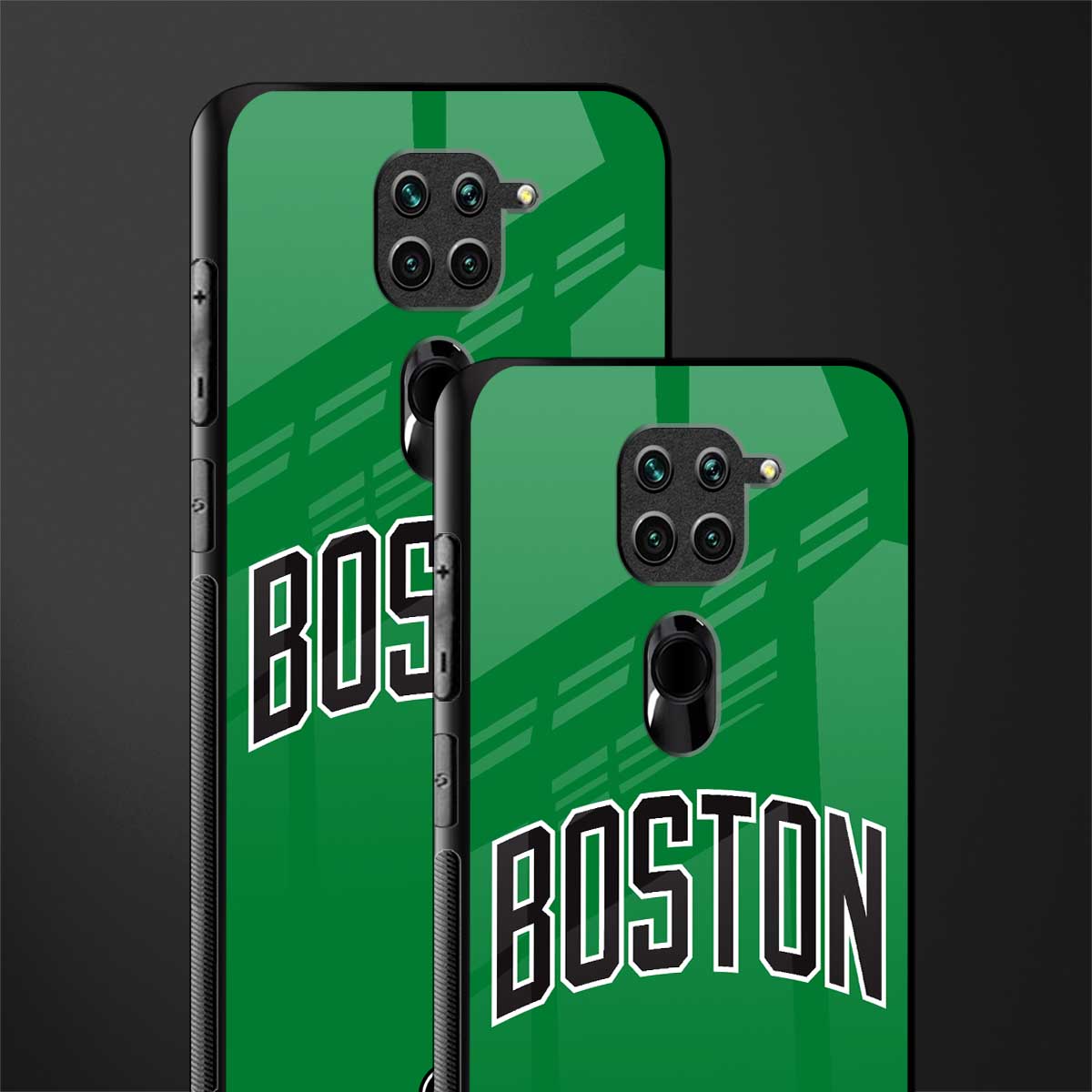 boston club glass case for redmi note 9 image-2