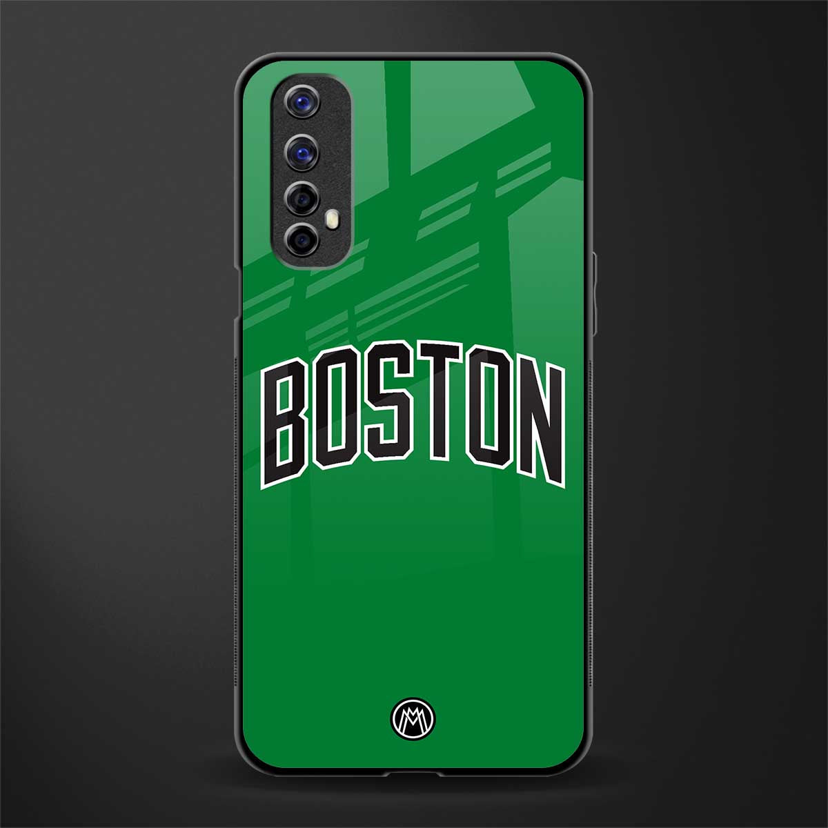boston club glass case for realme narzo 20 pro image