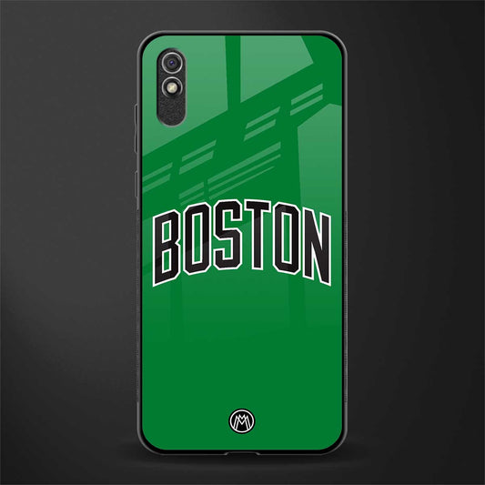 boston club glass case for redmi 9a image