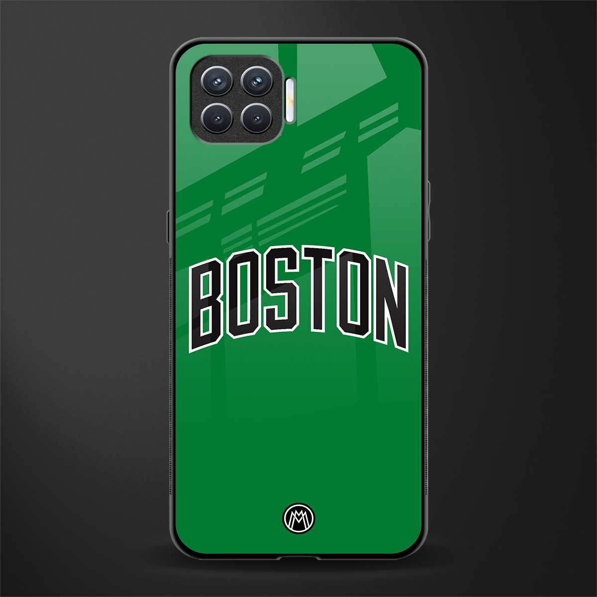 boston club glass case for oppo f17 pro image