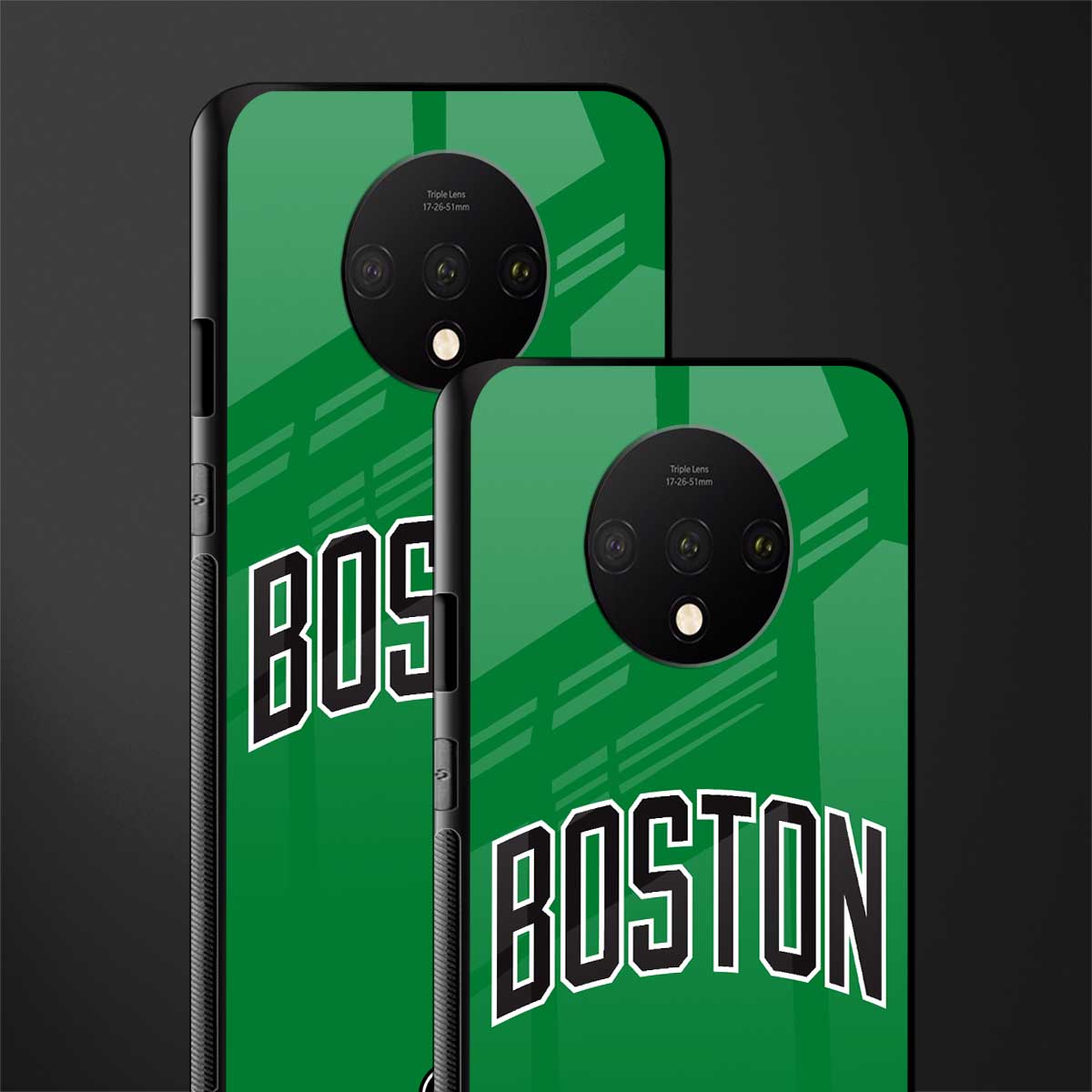 boston club glass case for oneplus 7t image-2
