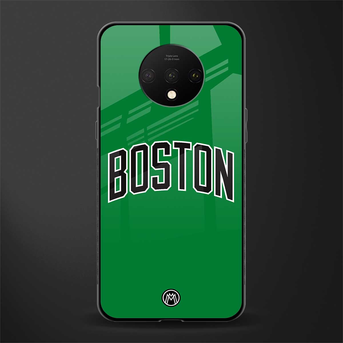boston club glass case for oneplus 7t image