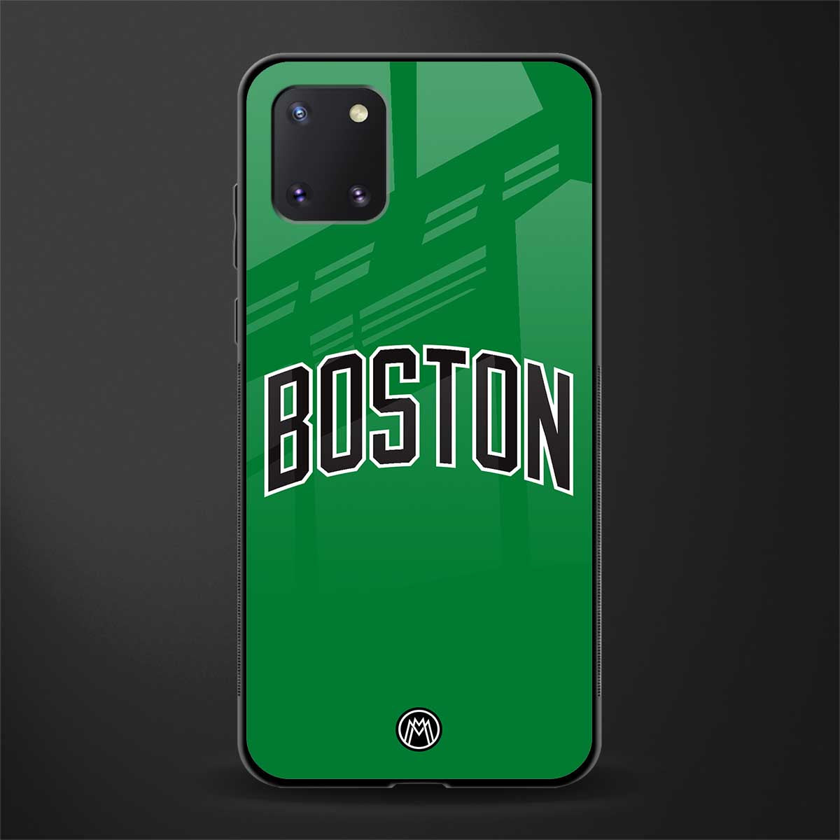 boston club glass case for samsung a81 image