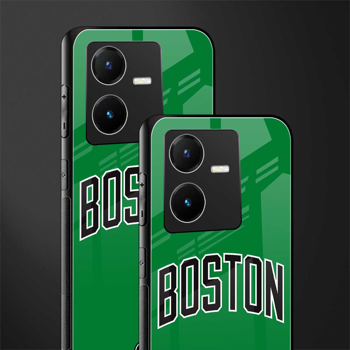 boston club back phone cover | glass case for vivo y22