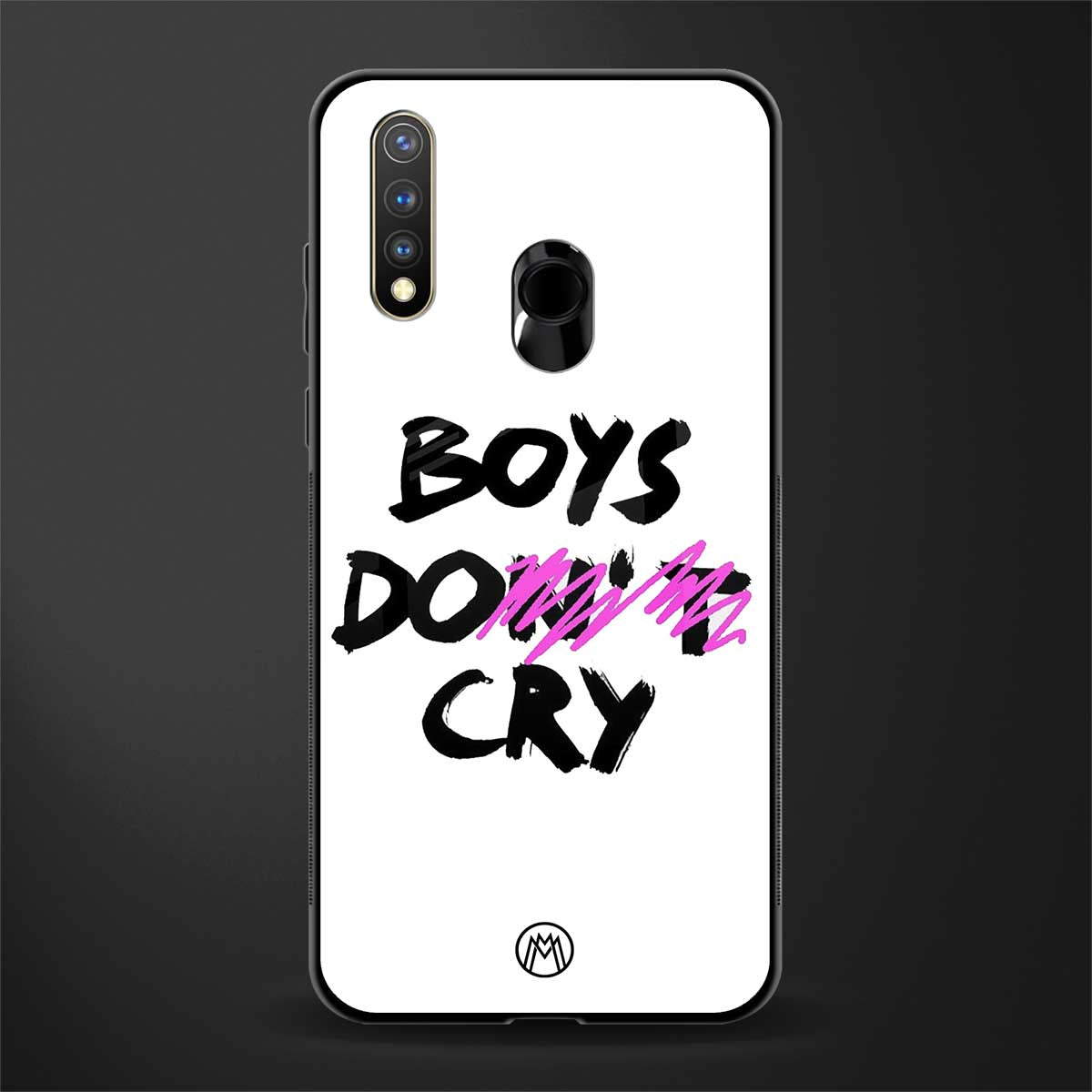 boys do cry glass case for vivo u20 image