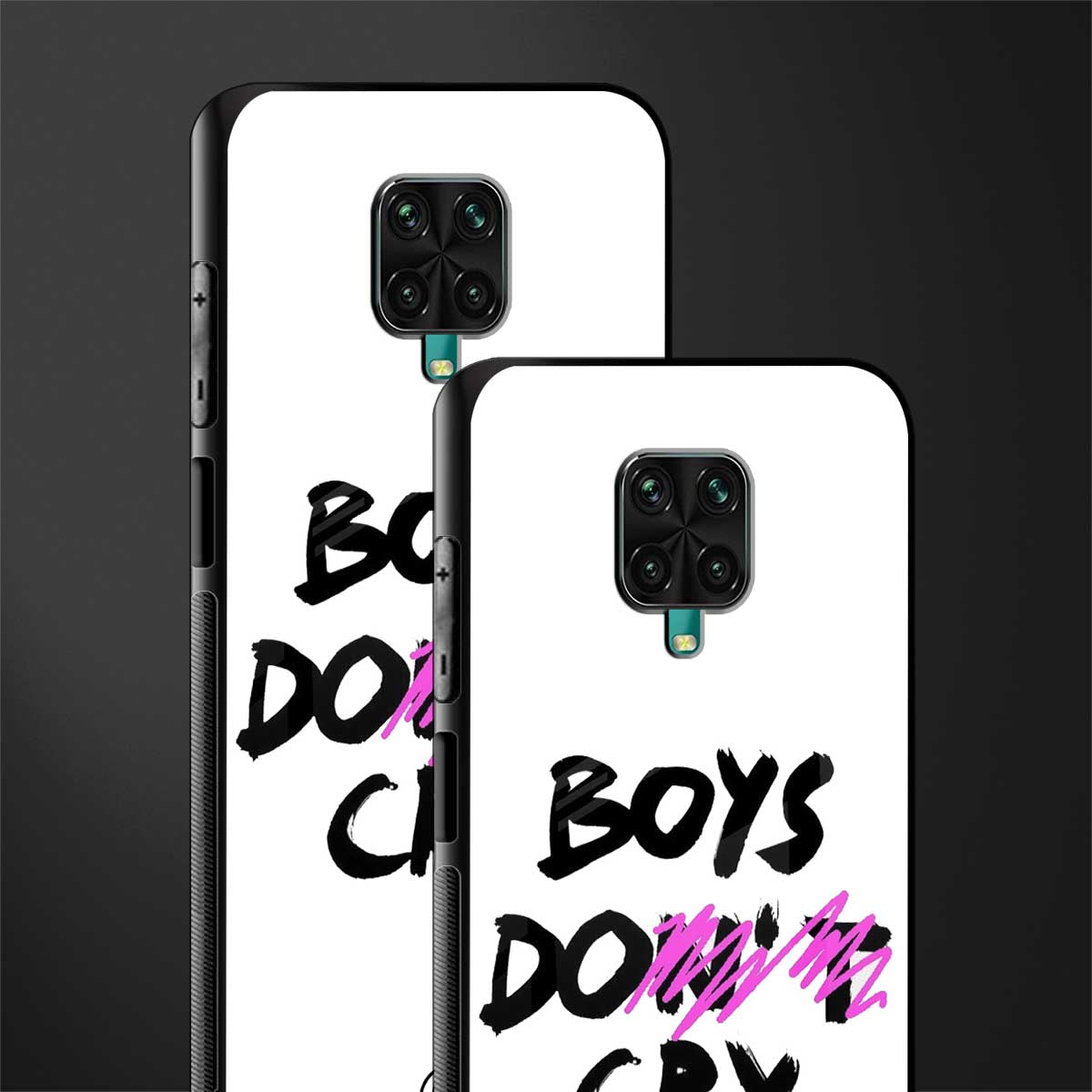 boys do cry glass case for redmi note 9 pro max image-2