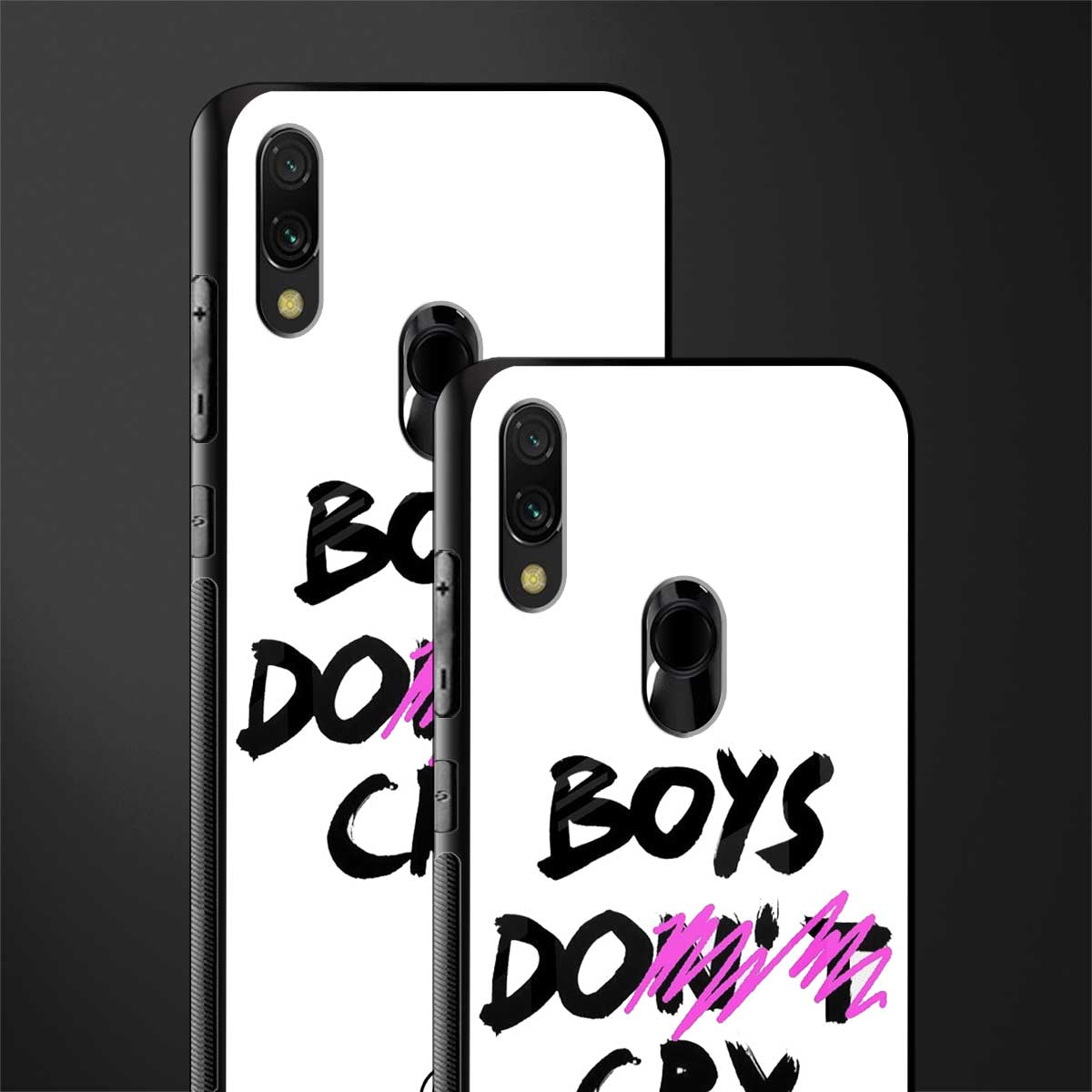 boys do cry glass case for redmi y3 image-2