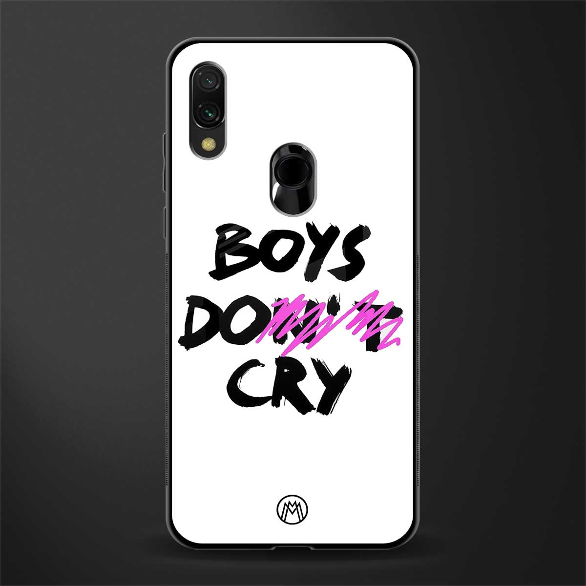 boys do cry glass case for redmi y3 image