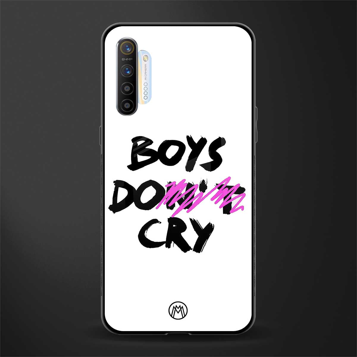 boys do cry glass case for realme x2 image