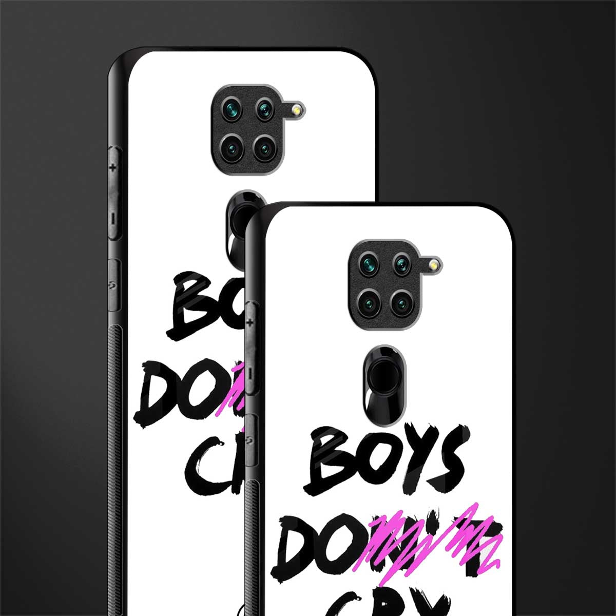 boys do cry glass case for redmi note 9 image-2