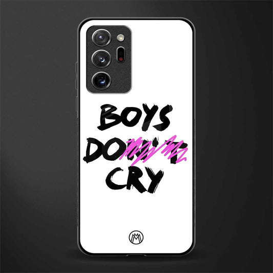 boys do cry glass case for samsung galaxy note 20 ultra 5g image