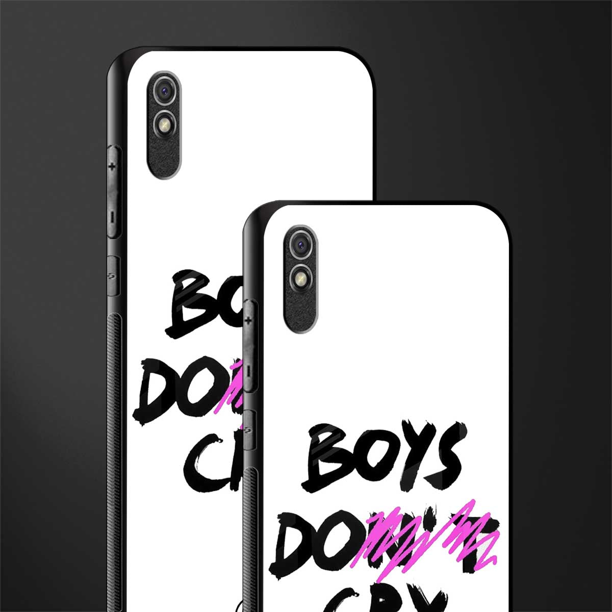boys do cry glass case for redmi 9a image-2