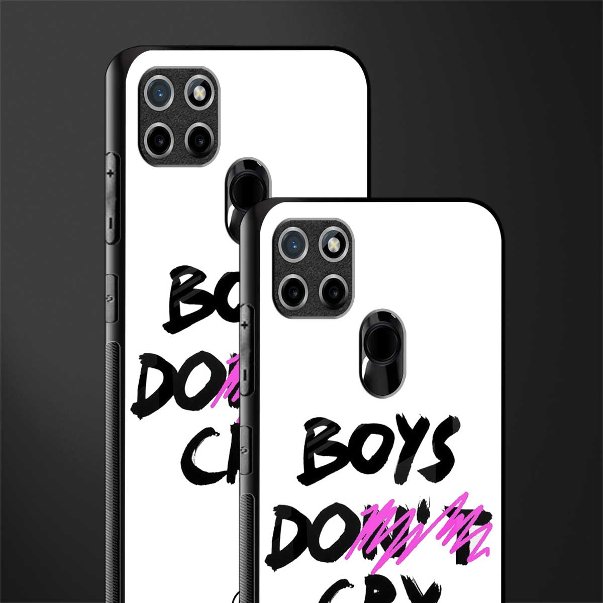 boys do cry glass case for realme c21 image-2
