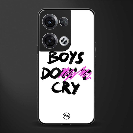 boys do cry back phone cover | glass case for oppo reno 8 pro