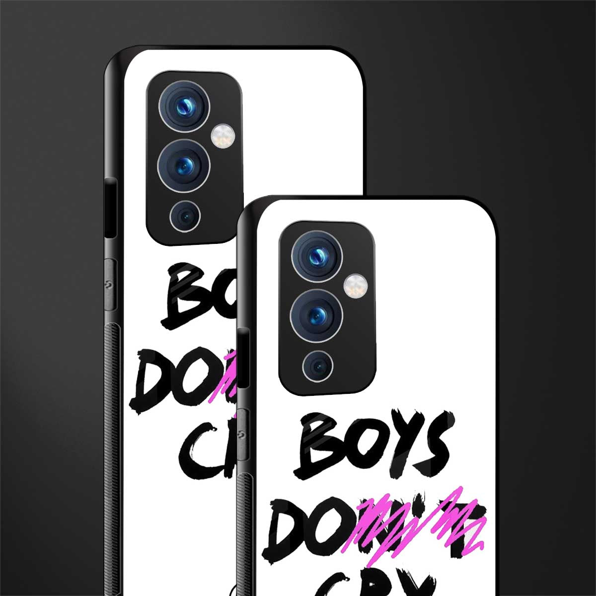 boys do cry back phone cover | glass case for oneplus 9