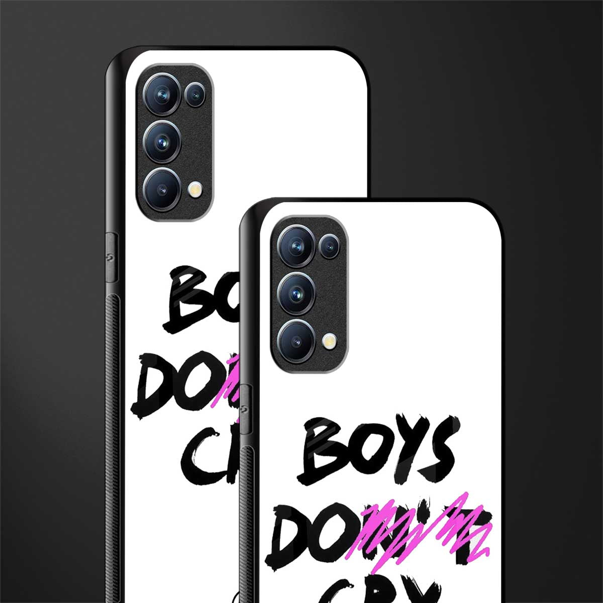 boys do cry back phone cover | glass case for oppo reno 5