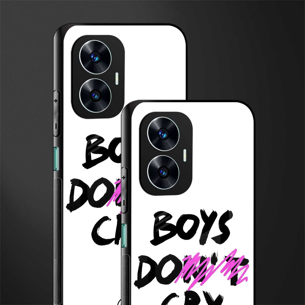 boys do cry back phone cover | glass case for realme c55