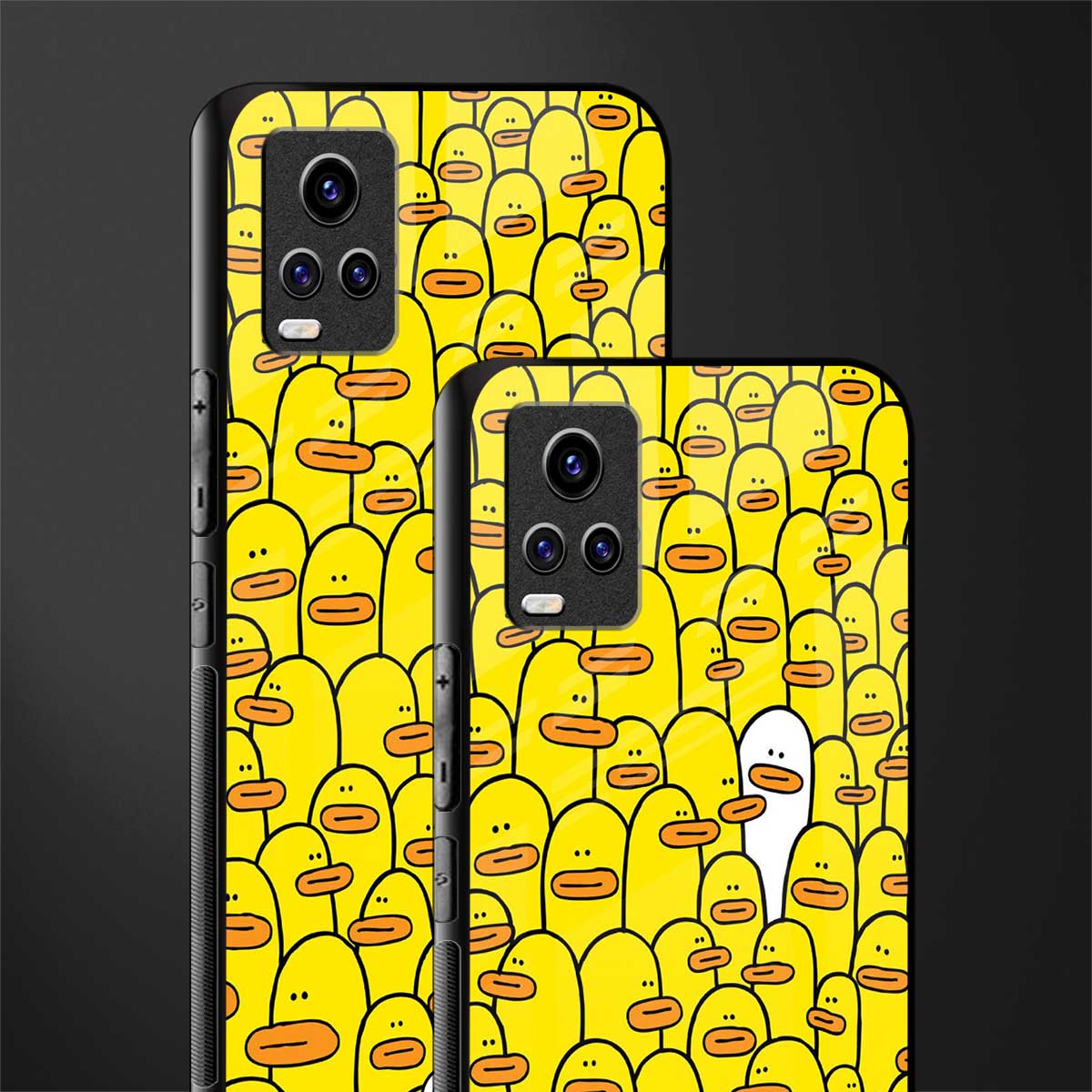 brian the duck back phone cover | glass case for vivo v21e 4g