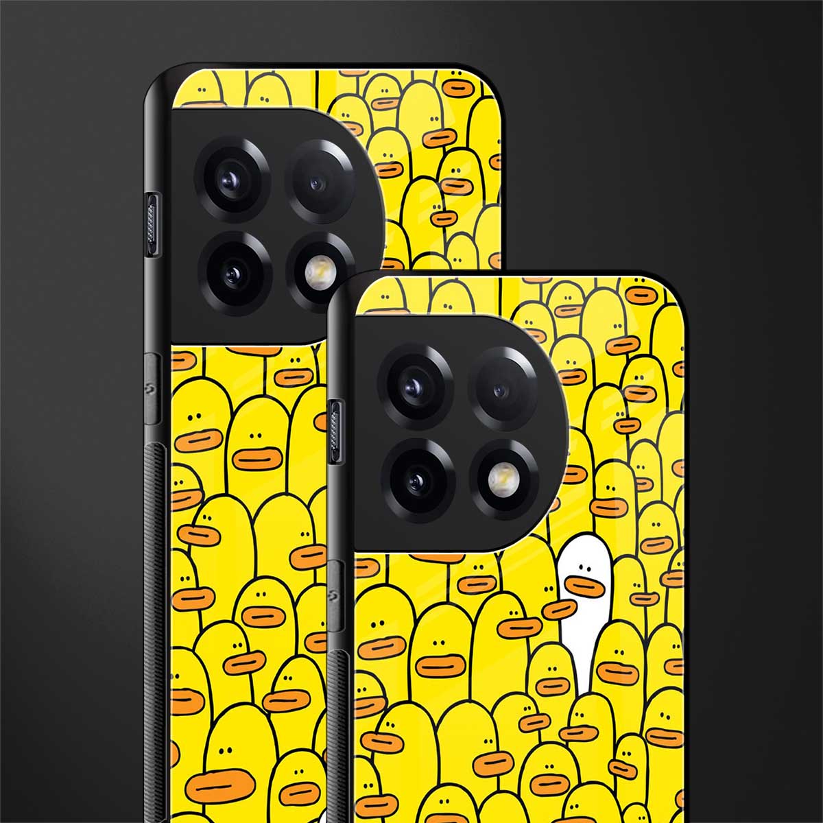 brian the duck back phone cover | glass case for oneplus 11r