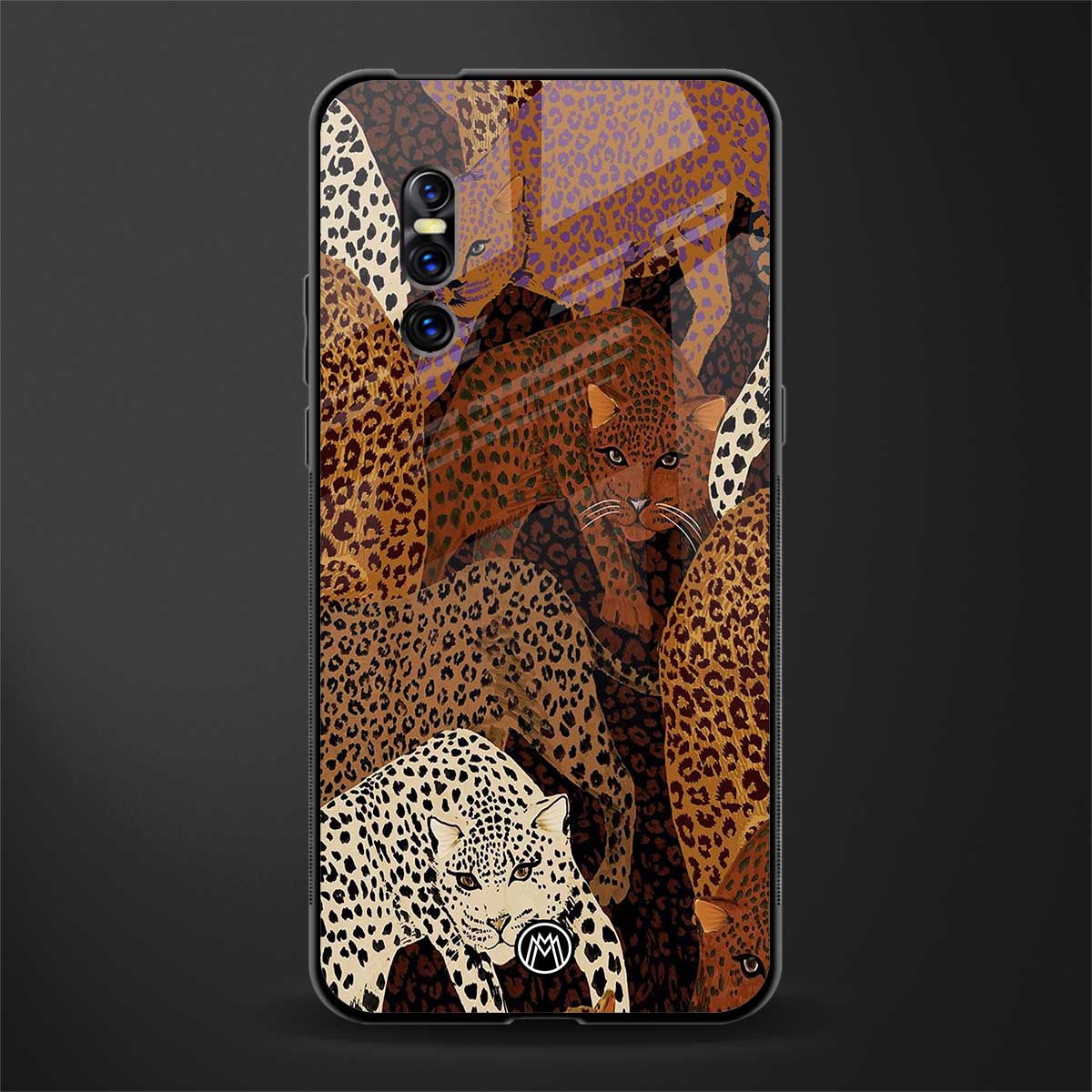 brown beasts glass case for vivo v15 pro image