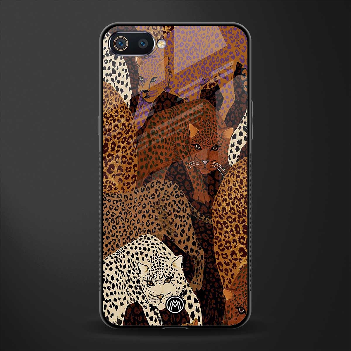 brown beasts glass case for realme c2 image