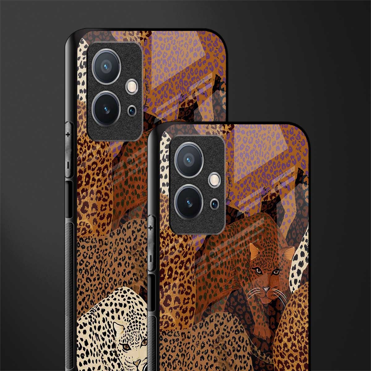 brown beasts glass case for vivo y75 5g image-2