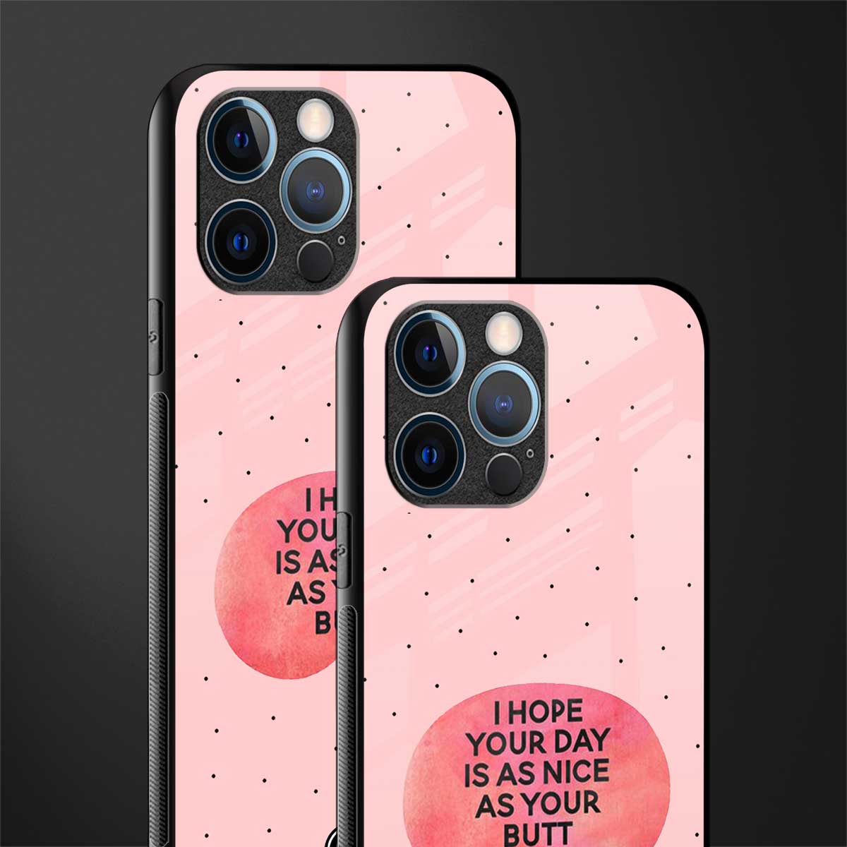 butt day quote glass case for iphone 12 pro image-2