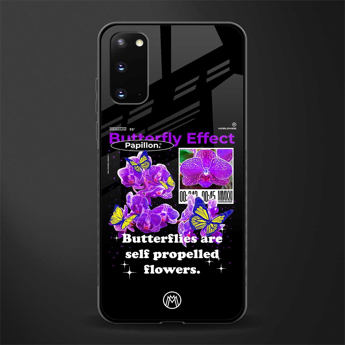 butterfly effect glass case for samsung galaxy s20 image
