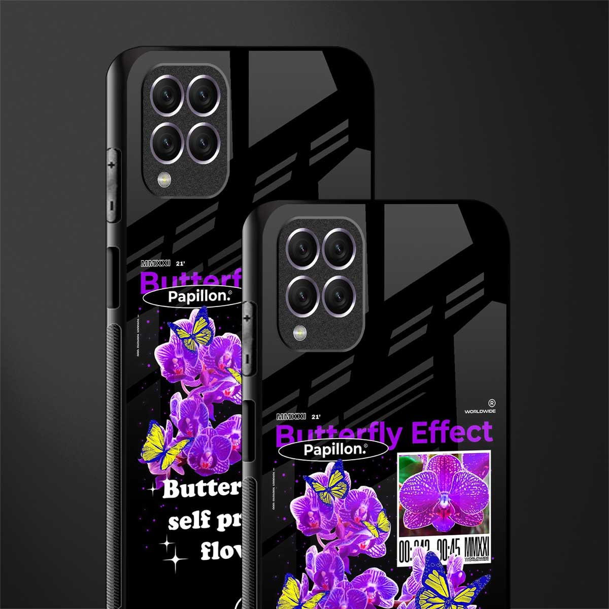 butterfly effect glass case for samsung galaxy f62 image-2