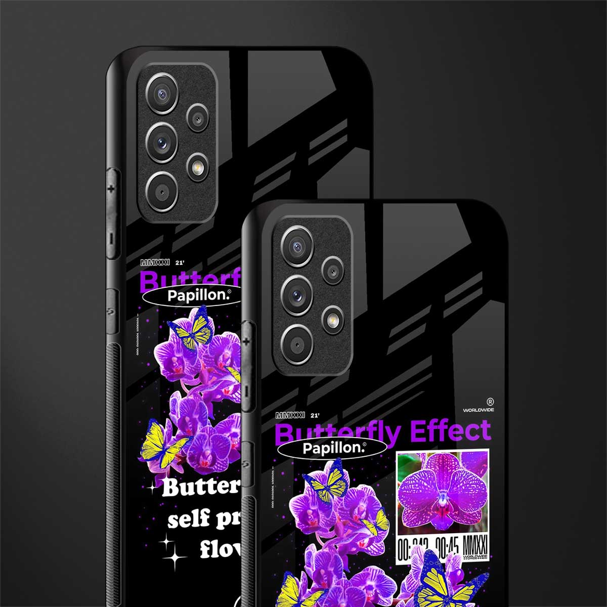 butterfly effect glass case for samsung galaxy a72 image-2