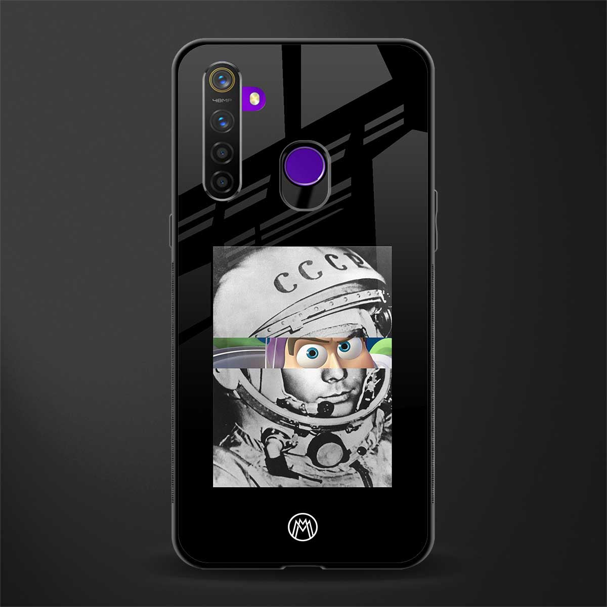 buzz lightyear astronaut mobile glass case for realme 5s image