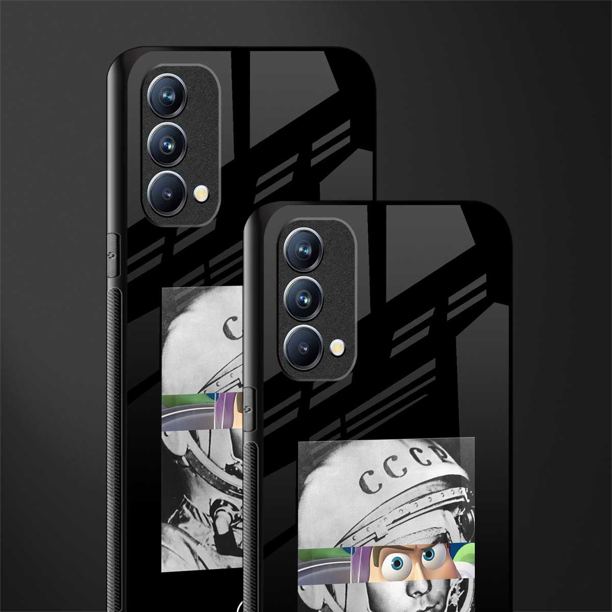 buzz lightyear astronaut mobile glass case for oppo f19s image-2